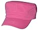 Cadet Hat For Men & Women By Quality Merchandise - 100% Soft, Breathable Cotton, Lightweight Army Cap - Adjustable Velcro Back Closure - 18 Modern Colors & 2 Designs Available - Rounded Twill Crown