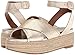 NINE WEST FOOTWEAR Women's SHOWRUNNER Metallic Sandal