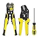 Meterk Wire Stripper and Crimping Tool 0.14-6mm² Adjustable Crimping Range With Carbon Steel + Alloy