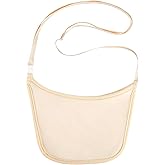 lapinchen Hidden Wallet Travel Hidden Wallet Under Clothes Undergarment Crossbody Secert Body Pouch for Passport Money & Valuables(Fleshcolor)