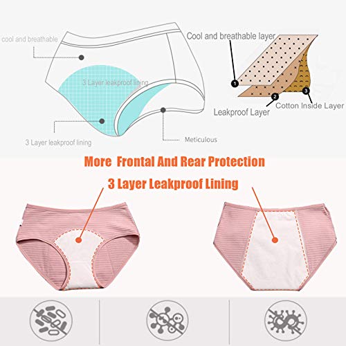 Hellove Period Panties Mesh Menstrual Incontinence Leak Proof Underwear
