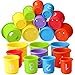 Homder The First Years Nesting & Stacking Up Cups with Numbers & Animals for Kids Toddlers Early Educational Stacker Toys,11 Pack