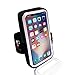Premium iPhone X/10 Running Armband with Face Scanner Access. Sports Phone Arm Case Holder for Runners, Gym Workouts