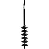 Power Planter Auger Drill Bit Extension, 5" x 28" with 1/2" Non-Slip Hex Drive, Garden Auger for Planting 5&rdquo; and 6&rdquo; Potted Plants, Garden Digging Tool for Dirt, Clay, Soil and Sand