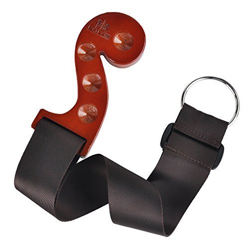 PUNK Hardwood Cello Endpin Rest Non-slip Anchor Stop Holder Muisc Note Design 4 Holes