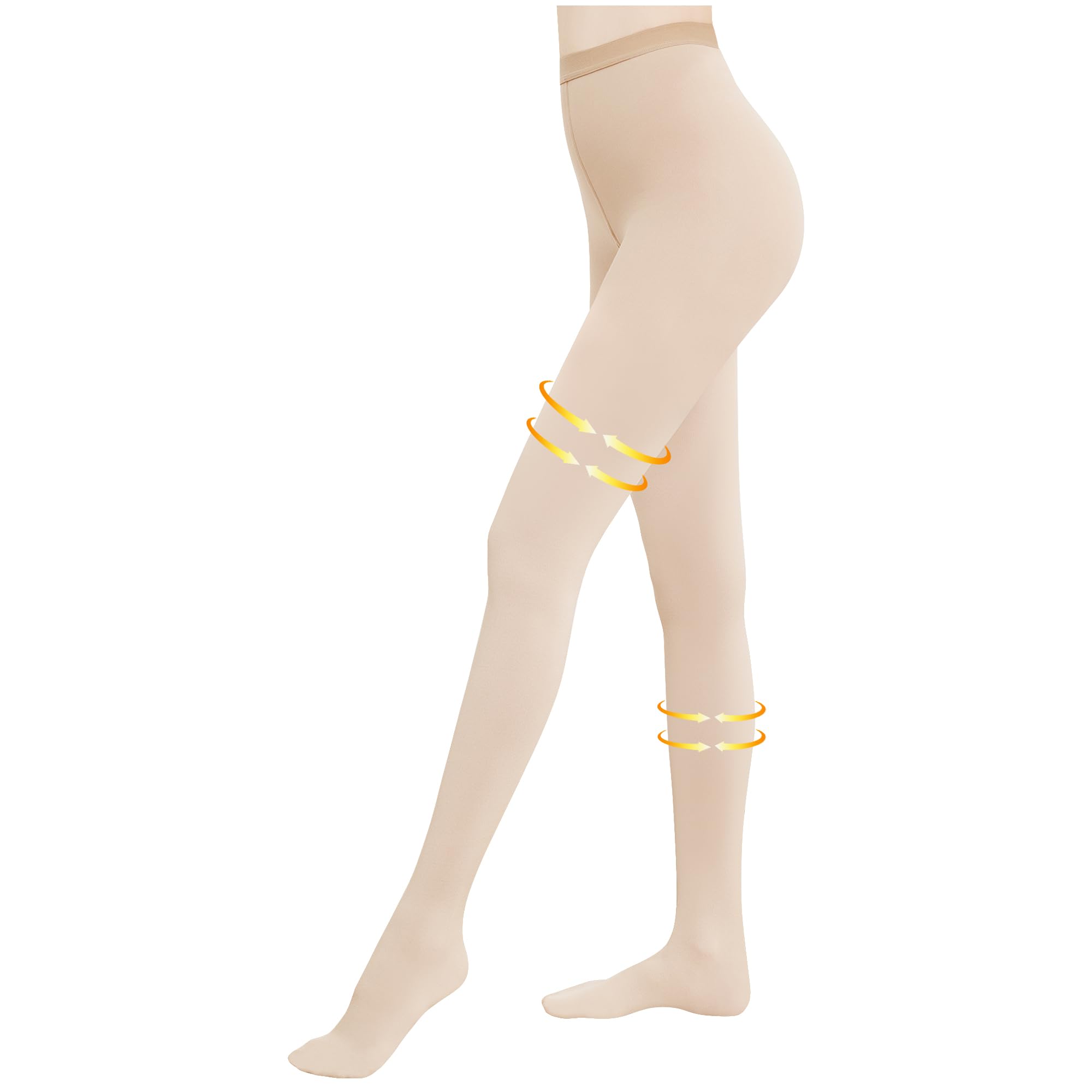 Photo 1 of Myshear Medical Compression Pantyhose for Women Men, 15-20 mmHg Compression Tights, Closed Toe Graduated Compression Stockings, High Waist Compression Leggings, Support Hose for Varicose Veins, Edema - L