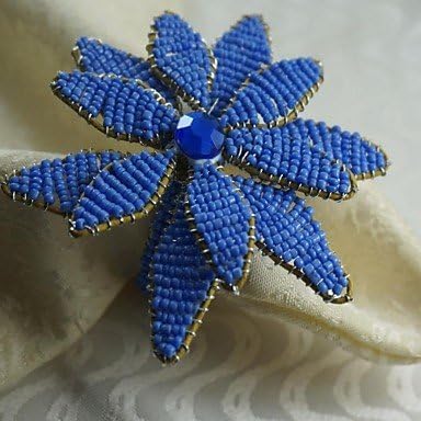 Stella Di Natale Con Perline.Ch Ch Stella Di Natale Con Perline Portatovagliolo Perline In Vetro 4 50 1 77 Cm Confezione Da 12 Amazon It Giardino E Giardinaggio