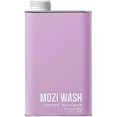 Mozi Wash Laundry Detergent Liquid, Vanilla Moon, 50+ Loads, Concentrated, Plant Based, Cruelty & Dye Free, Phosphate & Paraben Free, Earth Friendly, Long Lasting Fresh Scent, 32 oz Recyclable Bottle