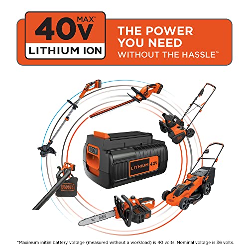 BLACK+DECKER 40V MAX* String Trimmer / Edger, 13Inch (LST140C) Pricepulse