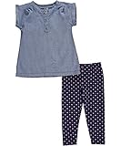 Carter's 2 Piece Set, Denim/Geo,