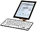 Logickeyboard BT Wireless with Large Print • for iPad and Mac • Black Letters on White Keys • p/n LKBU-LPBW-BTON-US