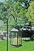 Ashman Shepherd Hook 48 Inch 10 Pack, Rust Resistant Steel Hooks Ideal for Hanging Plant Baskets, Solar Lights, Lanterns, Bird Feeders & More (Black)