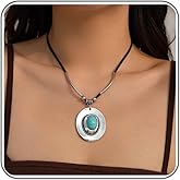 rgwtgkyh Western Cowboy pendant Necklace for Women Vintage Cowboy Hat Necklace Boho Turquoise Choker Necklace Charm Country Necklace Western Jewelry