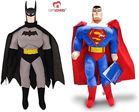 Giftlovers Awesome Combo Pack of Superman & Batman 35 cm - Good Quality