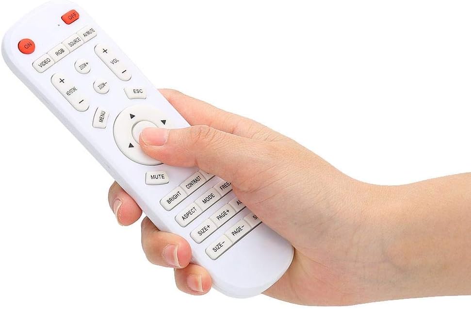 Socobeta Remote Control Projector Remote Control Universal Remote Controller Wireless Remote Control Replacement for Projector - Image 4