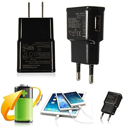 Mini USB 5V 2A Home Travel Wall Charger Power Adapter for Tablet Cellphone (Random: Adaptor)