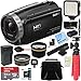 Sony HDR-CX675/B Full HD Handycam Camcorder with Exmor R CMOS Sensor + MIC-403 Mini Zoom Microphone + 64GB MicroSDXC Accessory Bundle