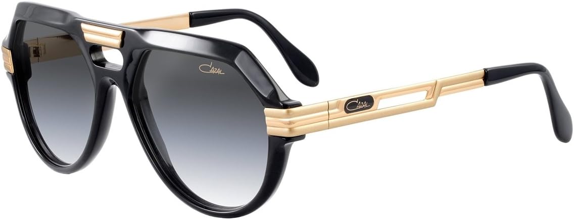 Cazal 657 Sunglasses 001 Black / Matte Gold 59mm