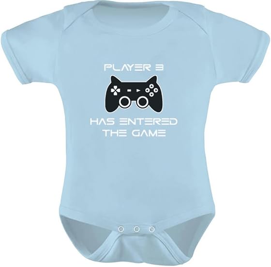 player 3 baby onesie
