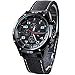 KitMax (TM Unisex Military Army Pilot Style Silicone Band Sport Quartz Wrist Watches (Red)