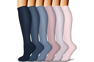 COOLOVER Compression Socks for Women and Men - Best for Circulation, Running, Athletic, Recover, Nurse, Travel