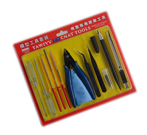 Modeler Basic Tools Craft Set Kit for Gundam Car Model Building - Thumbnail 2