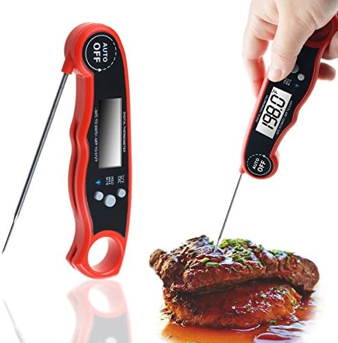 Meat Thermometer, WeGuard Instant Read Thermometer cooking thermometer with backlight magnet Auto On/ Off digital probe food thermometer for BBQ Grill smoker