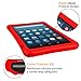 Fintie Silicone Case for Amazon All-New Fire HD 8 - [Honey Comb Series] Light Weight [Anti Slip] Shock Proof Silicone Protective Cover [Kids Friendly] for Fire HD 8 Tablet (2016 6th Gen Only), Red