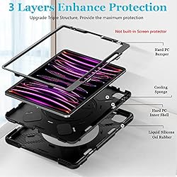 Case for iPad Pro 12.9 2022 6th Generation/2021 5th