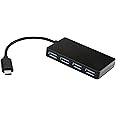 Protronix USB 3.2 Type-C 4-Port Hub for High-Speed Data Transfer and Seamless Multi-Device Connectivity