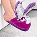 Stompeez Bunny Slippers With Personality! Purple / Pink, Large Size 2.5-6