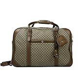 gucci unisex diamante plus beige coated canvas travel bag 267905 9788