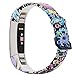 Baaletc Cute Rubber Replacement Accessory Watch Band/Wristband Bracelet Strap with Stainless Steel Buckle for Fitbit Alta, Fitbit Alta HR Fitness Trackers, One Size