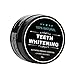 Real Vibes Activated Charcoal Teeth Whitening Powder Kit with 2 Bamboo Toothbrushes