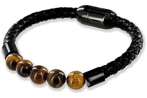 Believe London Gemstone Healing Chakra Bracelet Anxiety Crystal Natural Stone Men Women Stress Relief Reiki Yoga Diffuser Semi Precious