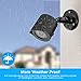 BASSTOP YI Home Camera Wall Mount, 360 Degree Swivel Bracket Holder Case Cover for YI 1080p/720p Home Camera Outdoor&Indoor Weatherproof High Grade Plastic Housing …