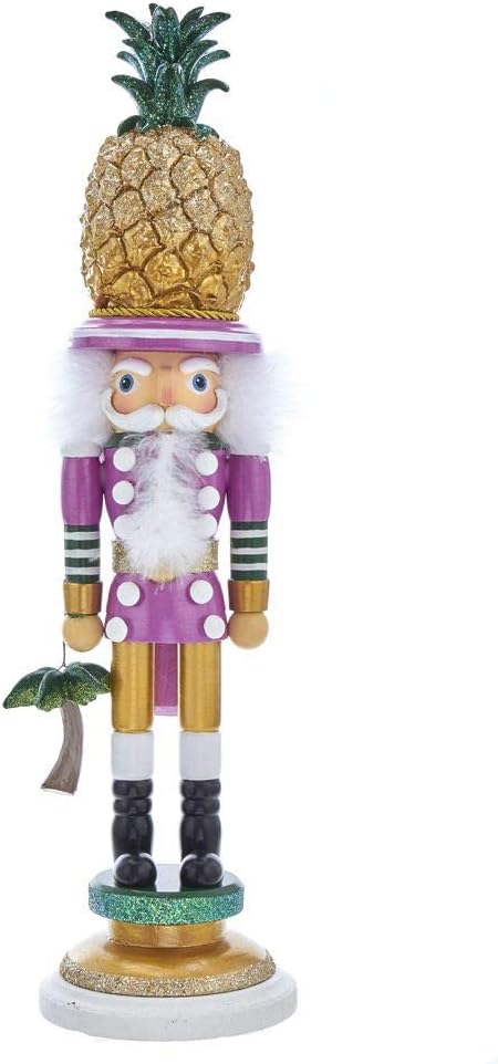 Nutcrackers - Kurt S. Adler 19.5-Inch Hollywood Pineapple Hat Nutcracker, Multicolor