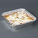 Durable Packaging 1155-35 Disposable Aluminum Square Cake Pan, 8