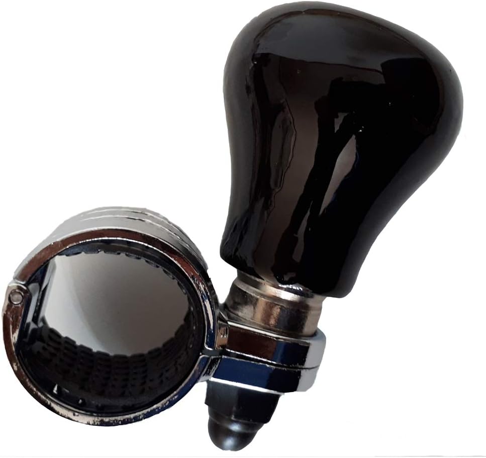 [Handicrafts using wood] Can be mounted on all models Luxury design Vehicle handle Spinner Power handle Spinner handle Car steering wheel Car accessories Spinner Knob steering knob for car: Automotive