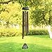 Large Wind Chimes Outdoor Deep Tone - 36 Inch Amazing Grace Wind Chimes with 5 Metal Tubes, Beautiful Memorial Wind Chimes, Perfect Gift for Family and Friends (A Free Card)