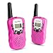 Denmer Two-Way Radios Mini Walkie Talkie 3-5KM Range 22-Channel FRS/GMRS UHF Two-Way Radios Colorful Walkie-Talkie for Kids(Pink)
