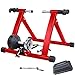 8 Levels Magnetic Resistance Indoor Bike Trainer,Fits 27-29inch 700c Bicycle Exercise Trainer Stand w Front Wheel Block and Quick Release Skewer