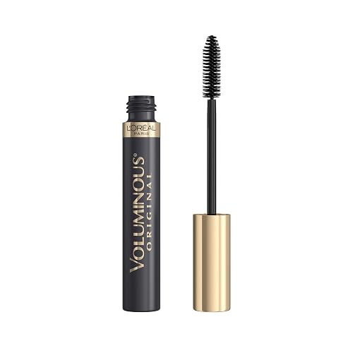 L'Oreal Paris Voluminous Original Mascara, Lash Volumizing and Separating Mascara, Non-Clumping Formula for Soft and Smooth Lashes, Blackest Black 8.5ml