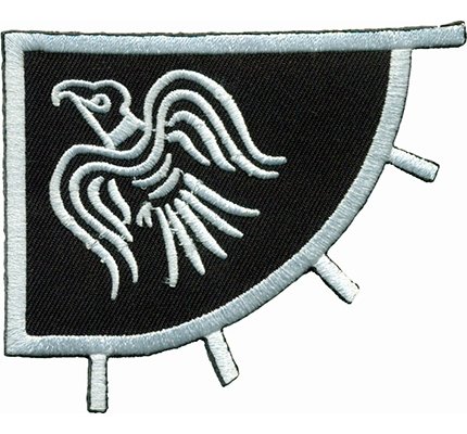 Viking Dove Bird Crow TV Series biker Heavy Metal Costume Iron on Patch Badge