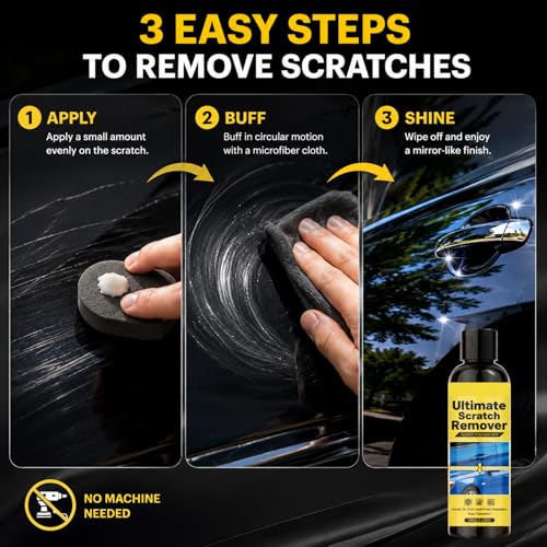 Nanopolix Scratch remover, 3.53 oz Nano Sparkle Cloth Car Scratchs Repair Paste, (1PCS)