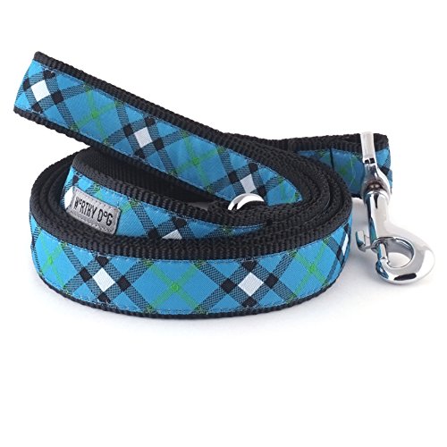 Bias Plaid Blue Lead, Blue, 1x5