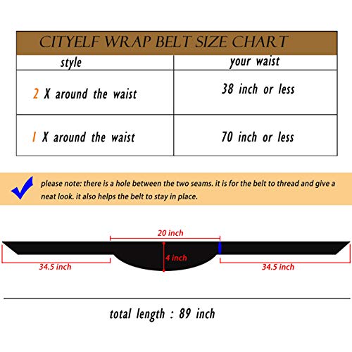 Woman Leatherette Wide Waistband Obi Belt Cityelf Faux Leather Wrap Around Lace Up Cinch Band Wide Self Tie Cummerbund
