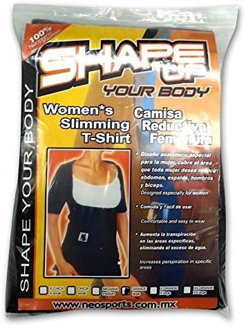 Shape Your Body - Women's Slimming Vest w/sleeve - 100% Neoprene (Small)