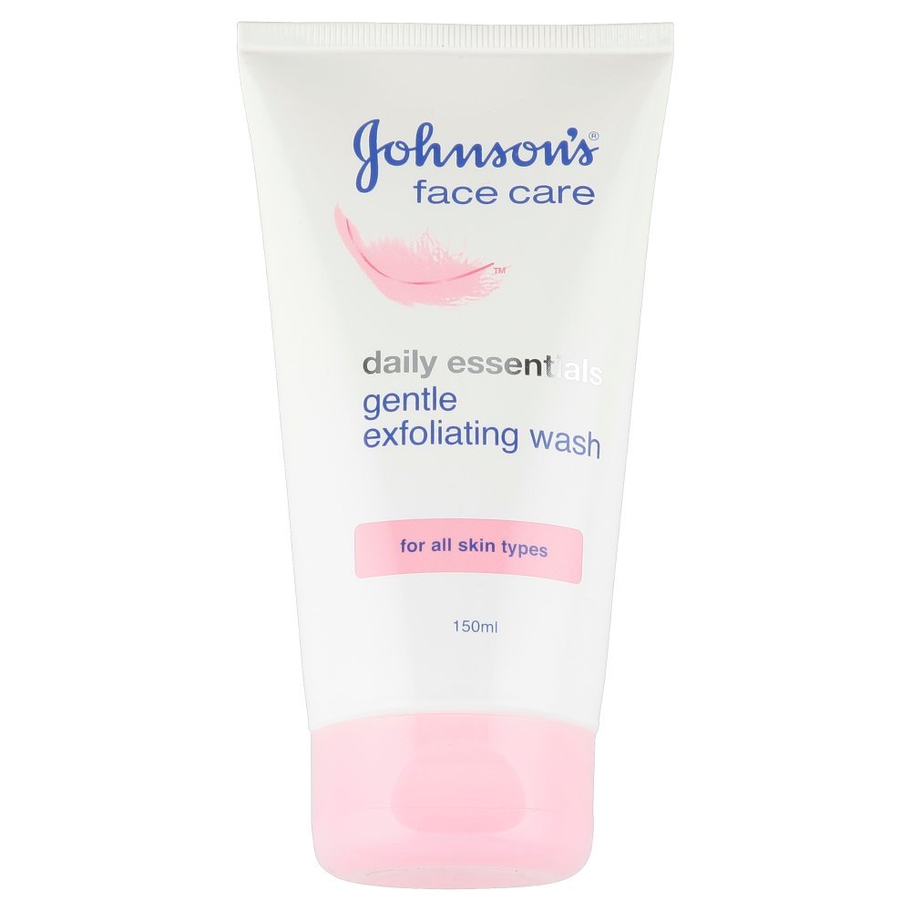 johnson exfoliating facial wash
