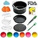 8 Inch Air Fryer Accessories for 5.8 qt XL Air Fryer, Fits for Gowise, Cozyna Power AirFryer, Fit 4.5 qt - 5.3 - qt - 5.8 qt and Larger